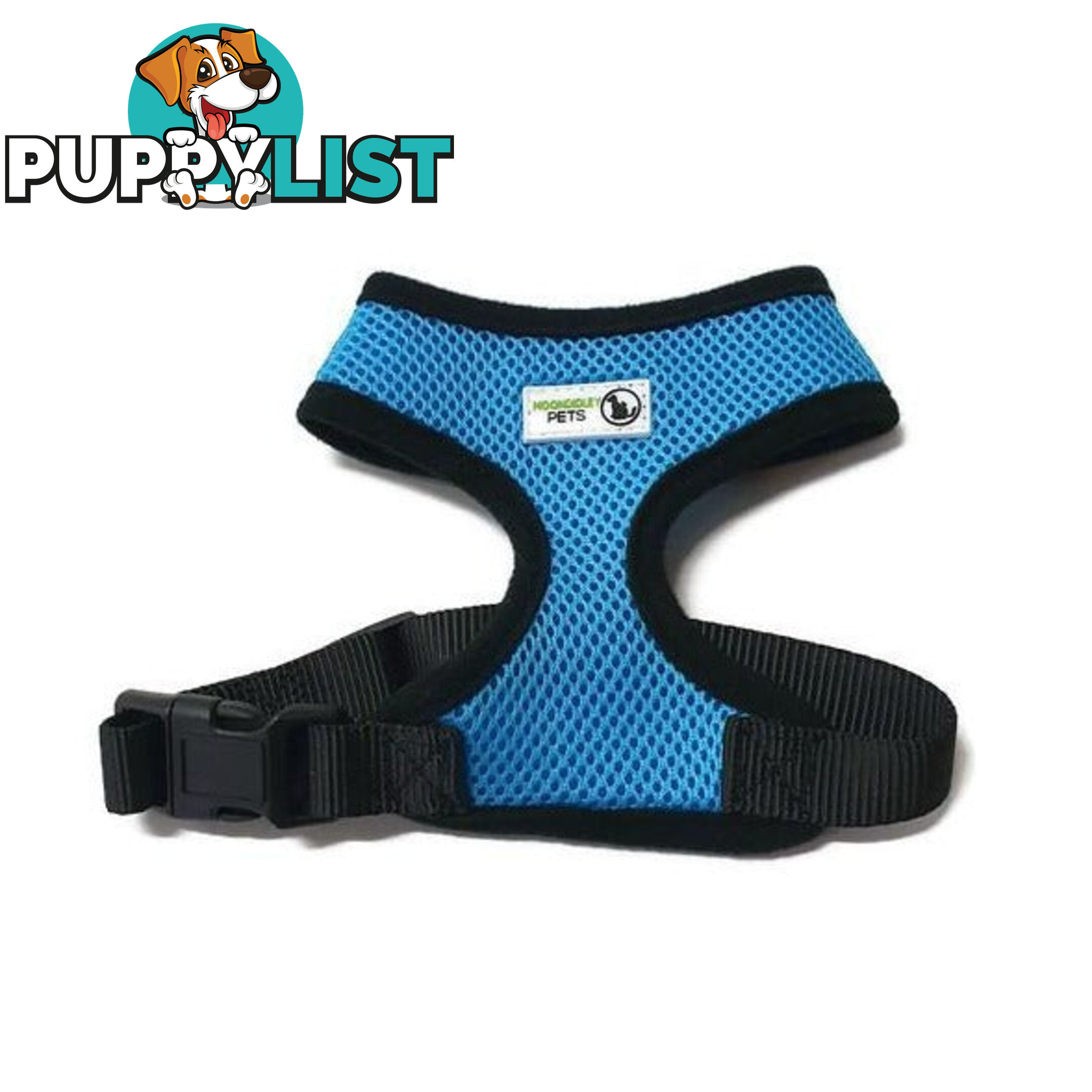 Pet Harness Soft Air Mesh Padded Adjustable  - Moondidley Pets - MDPHARMESSNVY
