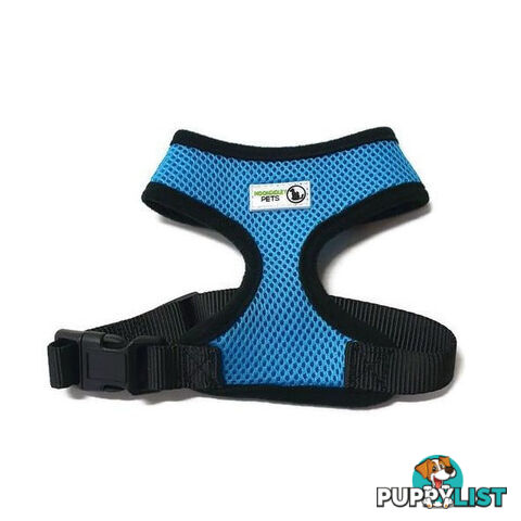 Pet Harness Soft Air Mesh Padded Adjustable  - Moondidley Pets - MDPHARMESSNVY