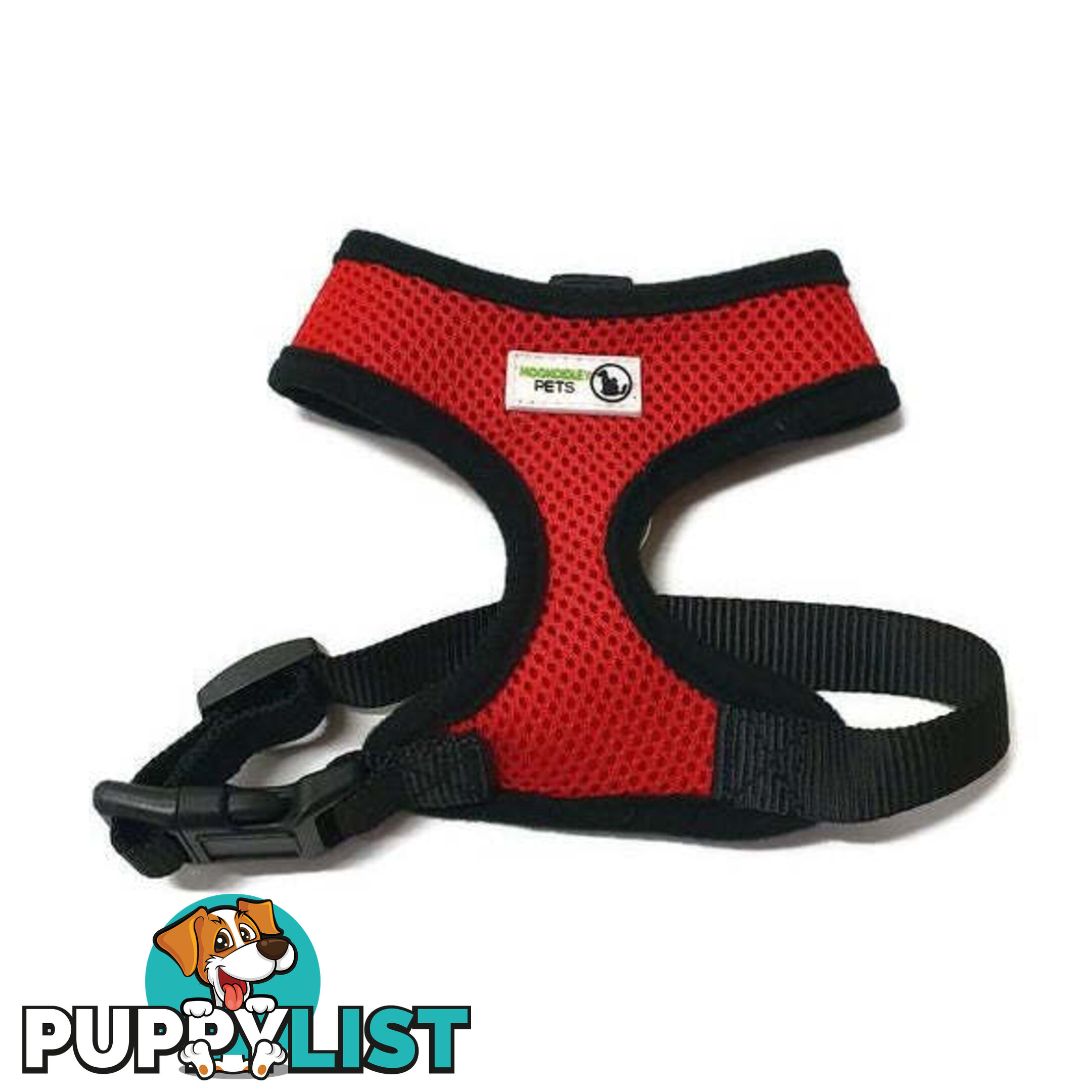 Pet Harness Soft Air Mesh Padded Adjustable  - Moondidley Pets - MDPHARMESSNVY