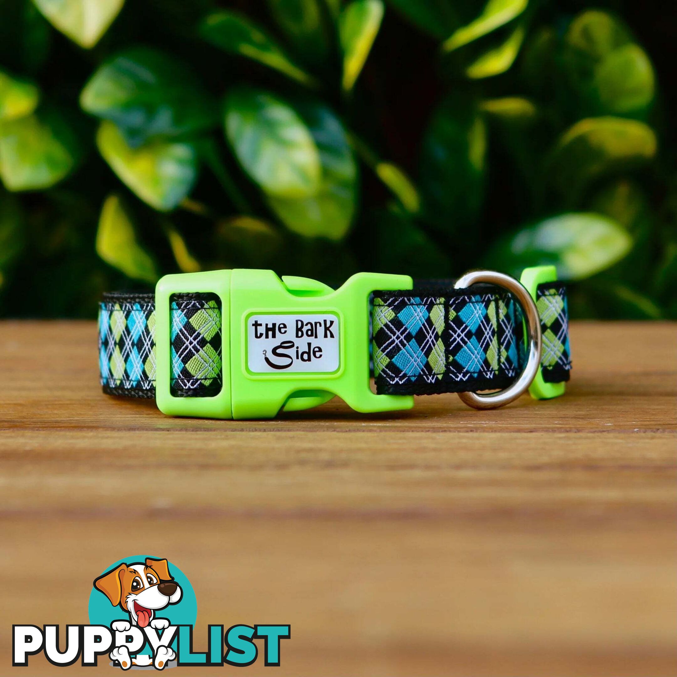 Tartan Dog Collar / XS - L - Hand Made by The Bark Side - TBSTARMEDPNK