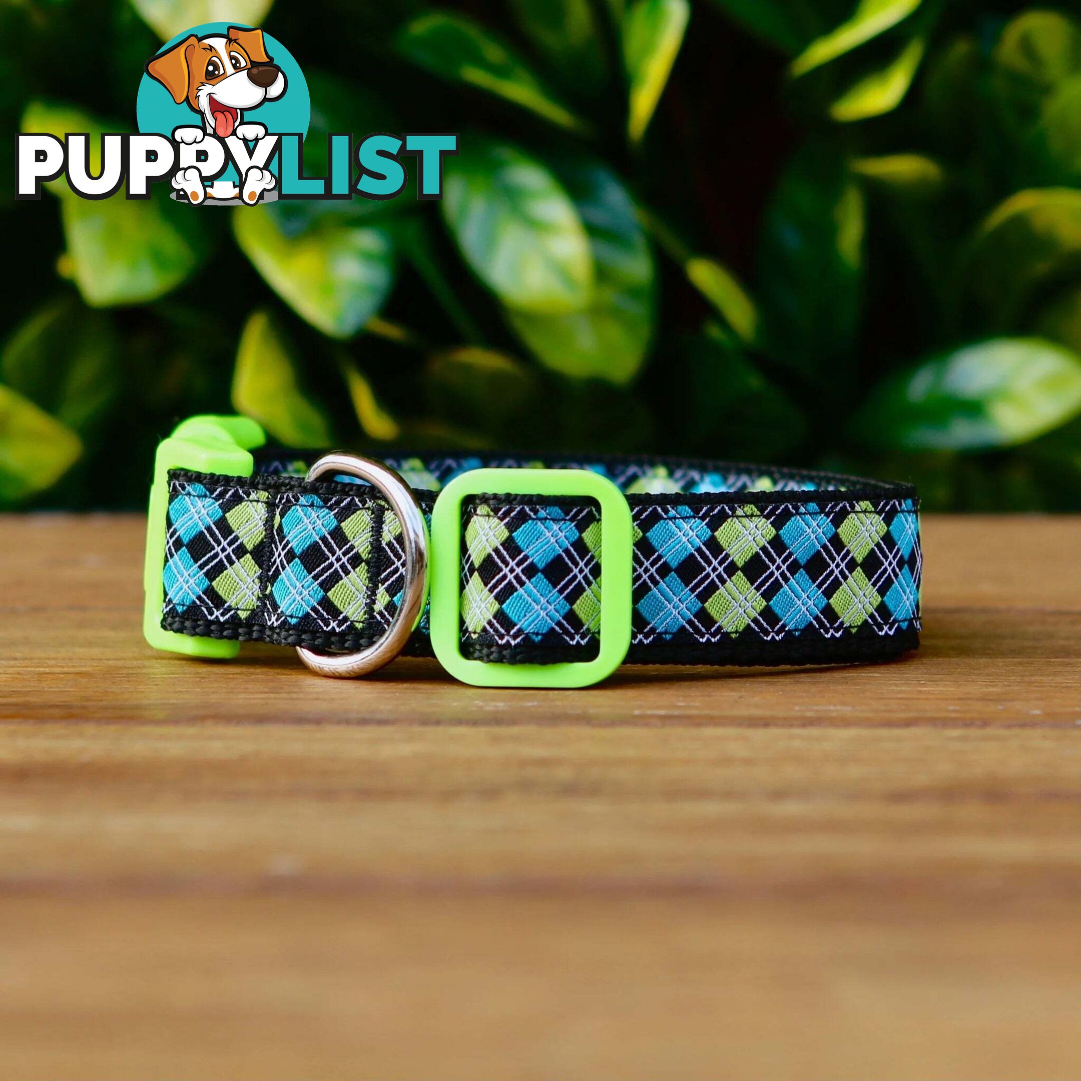 Tartan Dog Collar / XS - L - Hand Made by The Bark Side - TBSTARMEDPNK