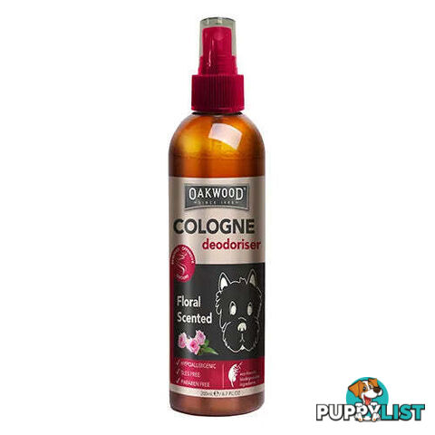 OAKWOOD PET ODOUR ELIMINATOR COLOGNE SPRAY 200ML - BAINBRIDGE - BB-A7163
