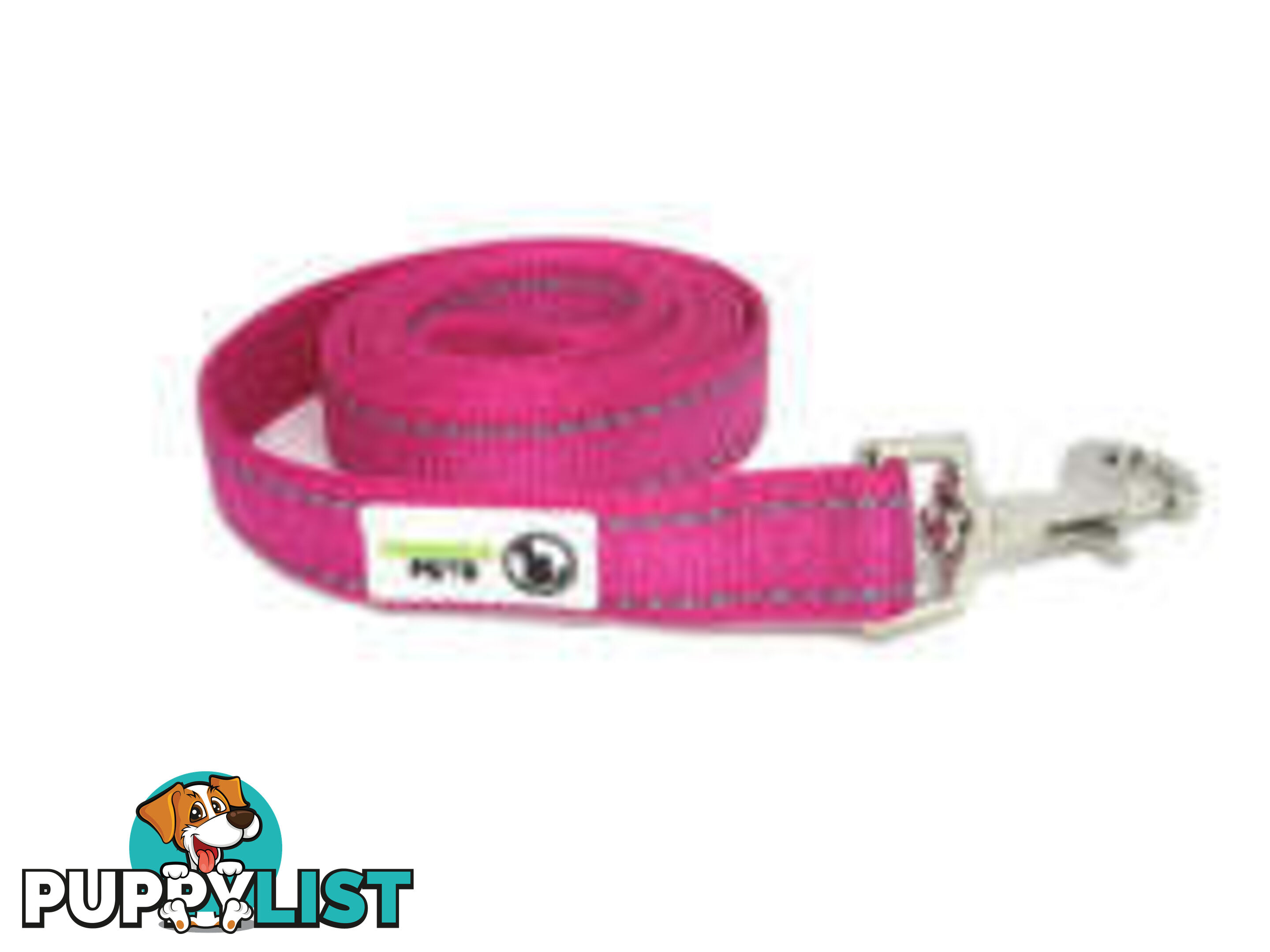 1.8m Nylon w/Reflective Stitching Dog Lead - Moondidley Pets - MDPLDREFLBLU201.8