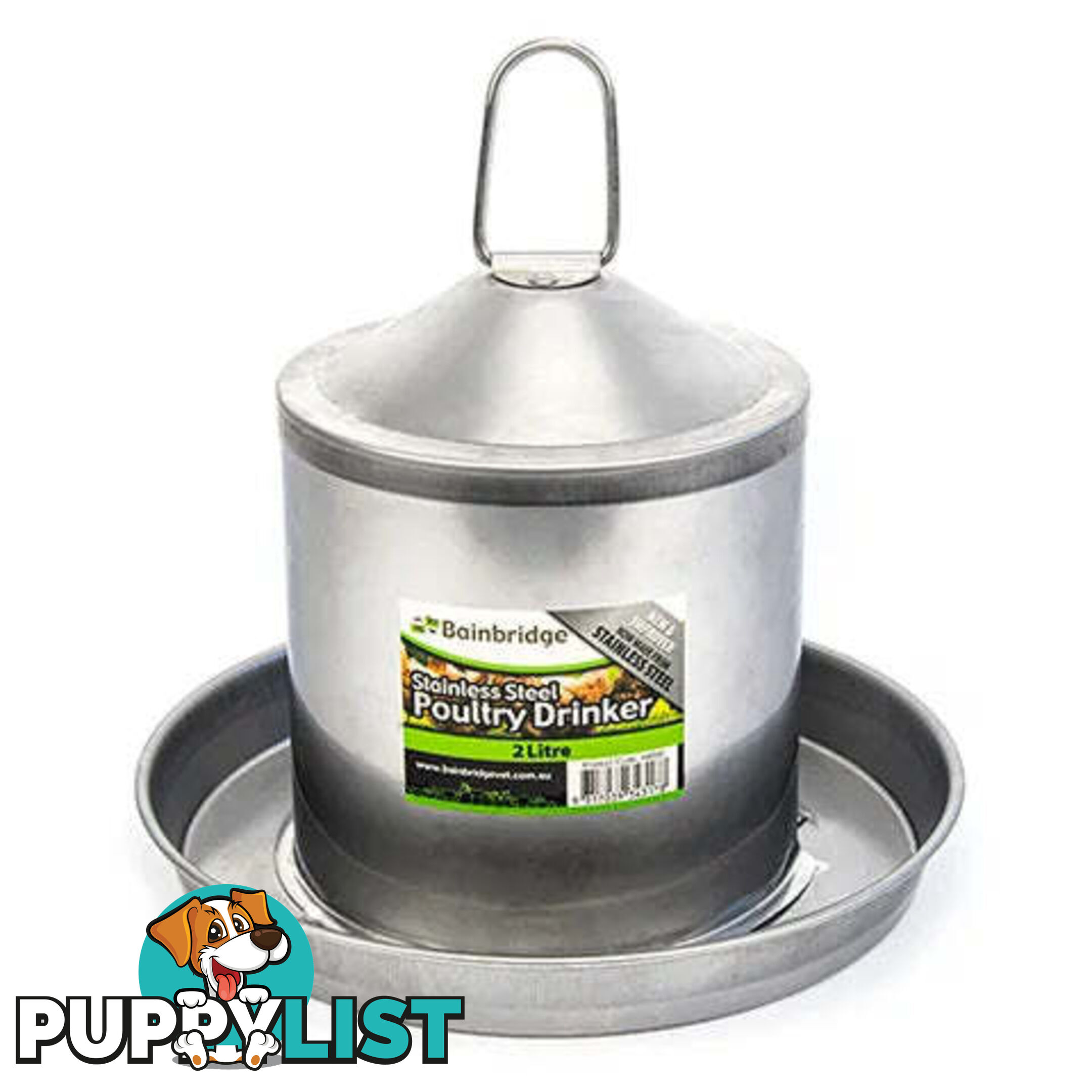 STAINLESS STEEL POULTRY DRINKER - BAINBRIDGE - BB-A8051