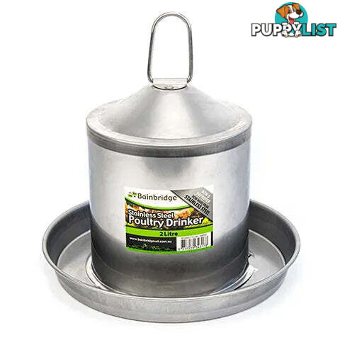 STAINLESS STEEL POULTRY DRINKER - BAINBRIDGE - BB-A8051