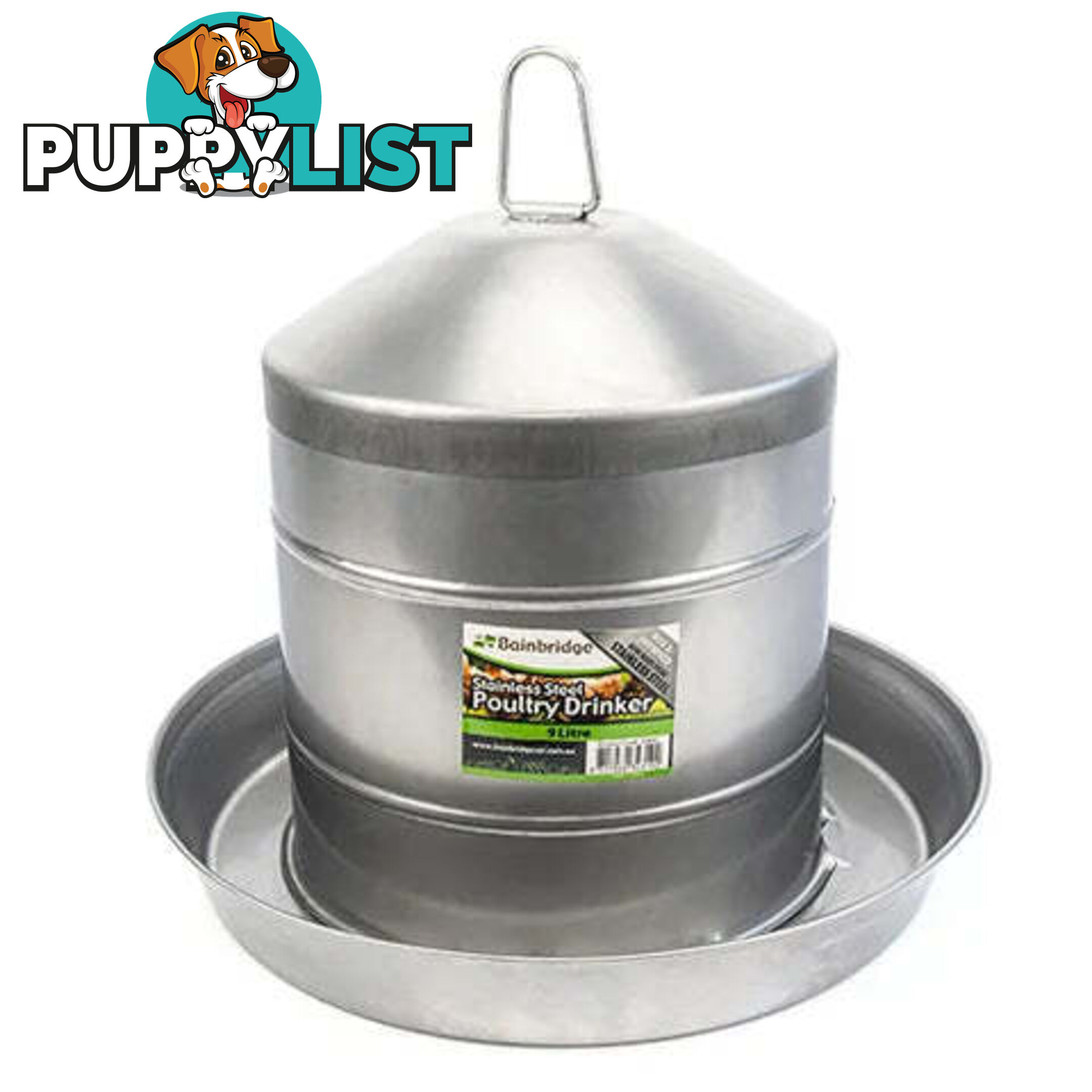 STAINLESS STEEL POULTRY DRINKER - BAINBRIDGE - BB-A8051