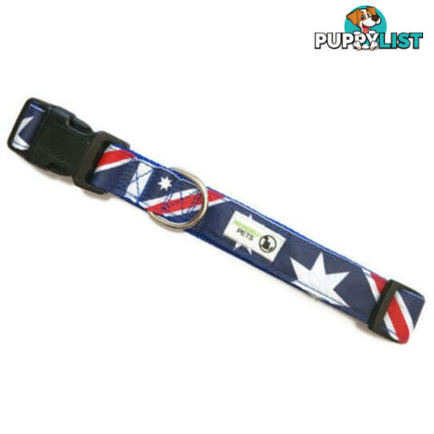 Australia Flag - Aussie Dog Collar - Moondidley Pets - MDPCOLAUSS