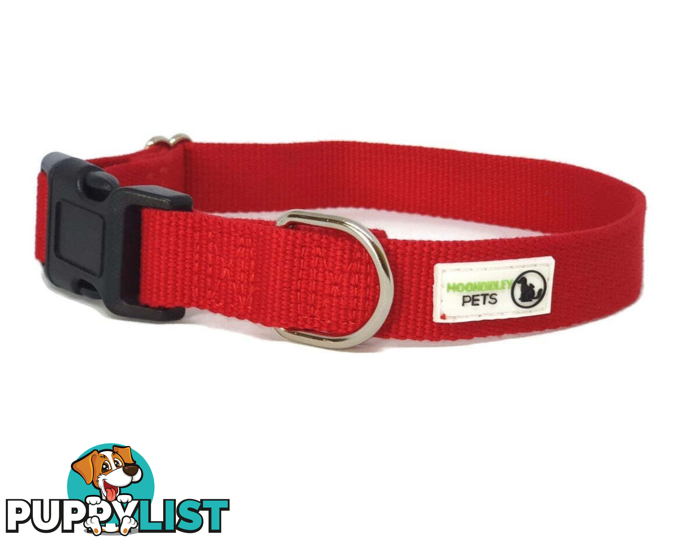 100% Pure Bamboo Fibre Dog Collar Plastic Buckle - Moondidley Pets - MDPCOLBAMSPNK