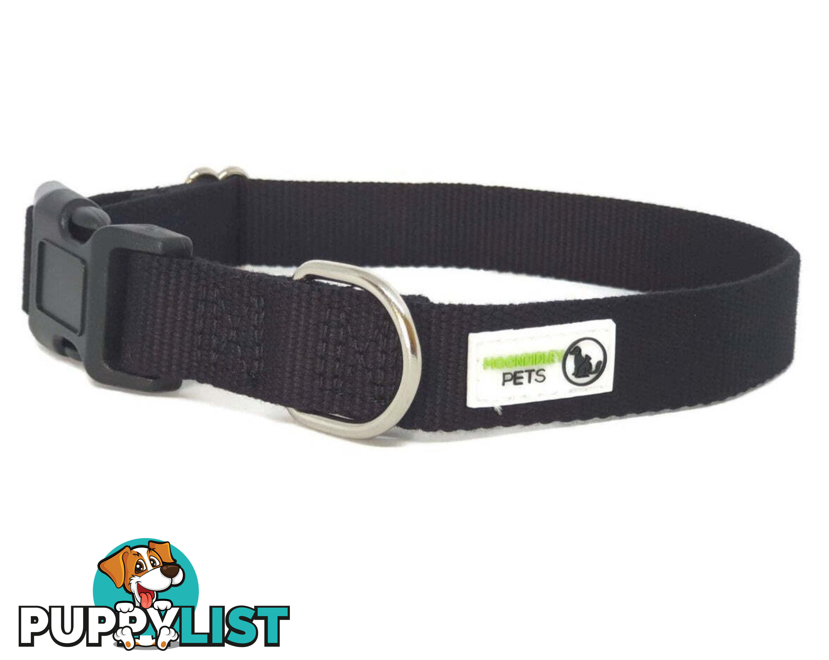 100% Pure Bamboo Fibre Dog Collar Plastic Buckle - Moondidley Pets - MDPCOLBAMSPNK