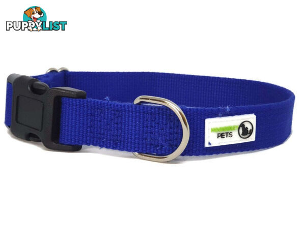 100% Pure Bamboo Fibre Dog Collar Plastic Buckle - Moondidley Pets - MDPCOLBAMSPNK