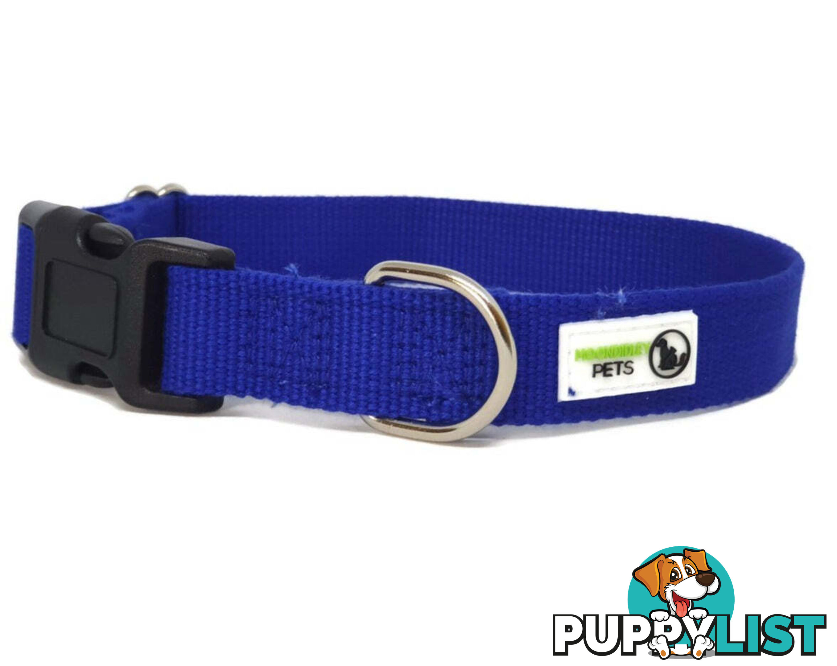 100% Pure Bamboo Fibre Dog Collar Plastic Buckle - Moondidley Pets - MDPCOLBAMMPUR