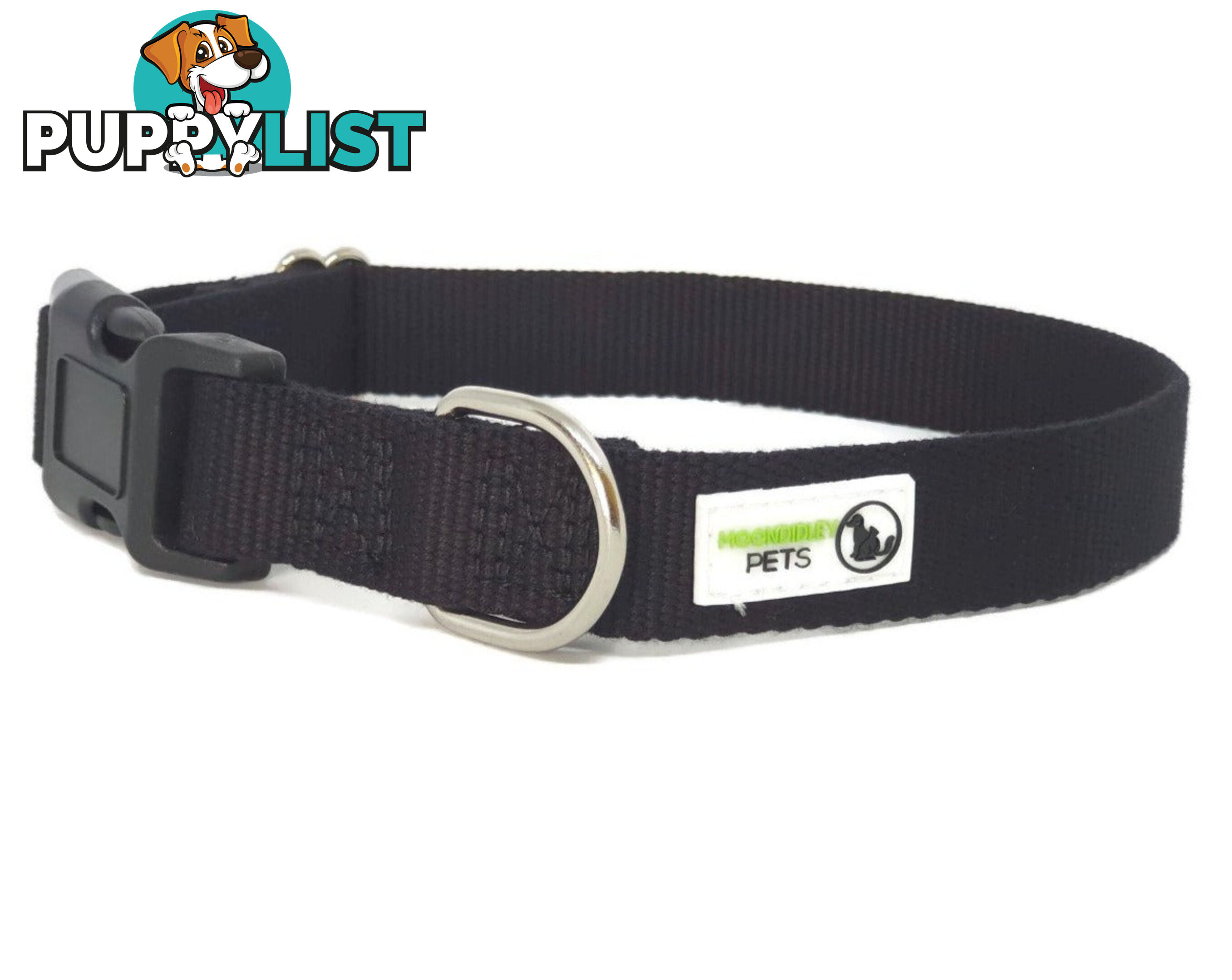 100% Pure Bamboo Fibre Dog Collar Plastic Buckle - Moondidley Pets - MDPCOLBAMMPUR