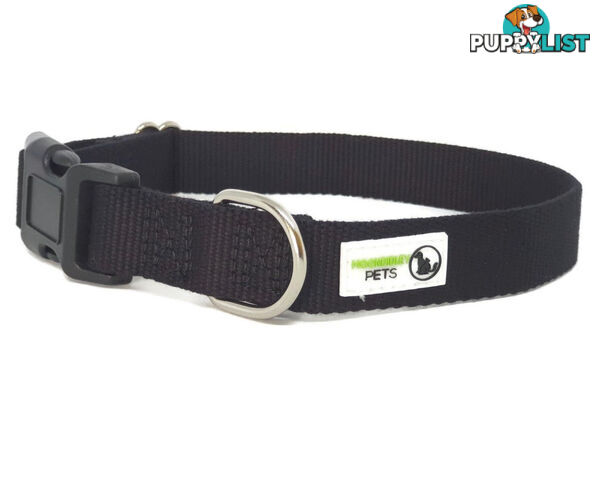 100% Pure Bamboo Fibre Dog Collar Plastic Buckle - Moondidley Pets - MDPCOLBAMMPUR
