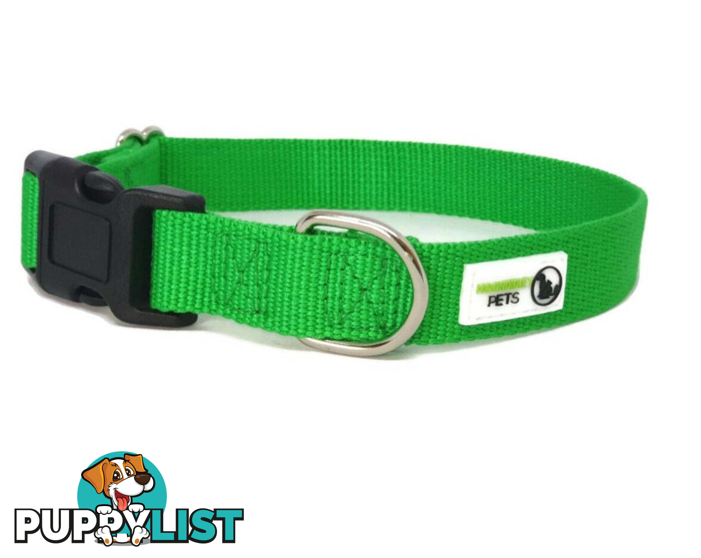 100% Pure Bamboo Fibre Dog Collar Plastic Buckle - Moondidley Pets - MDPCOLBAMMPUR