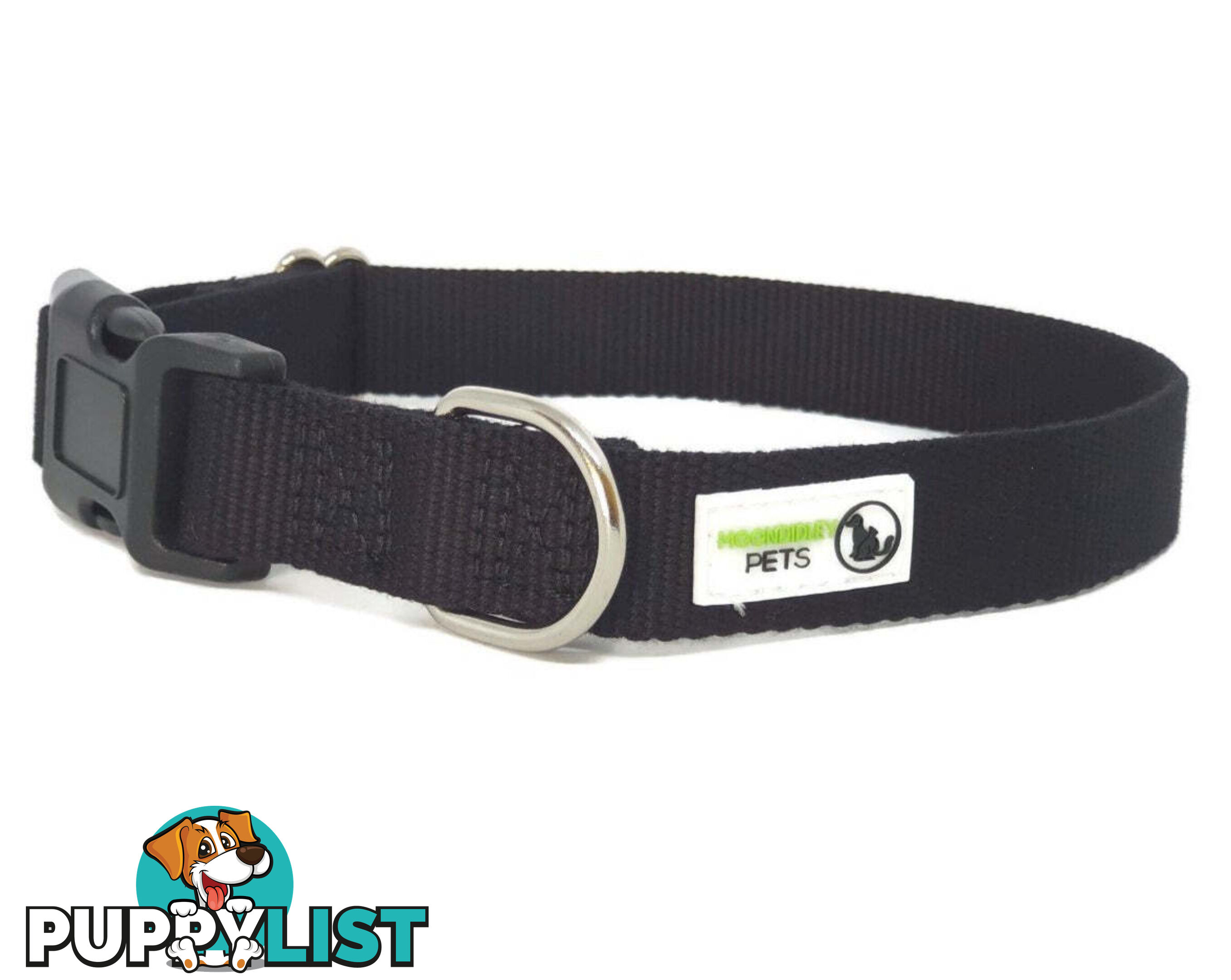 100% Pure Bamboo Fibre Dog Collar Plastic Buckle - Moondidley Pets - MDPCOLBAMMPUR