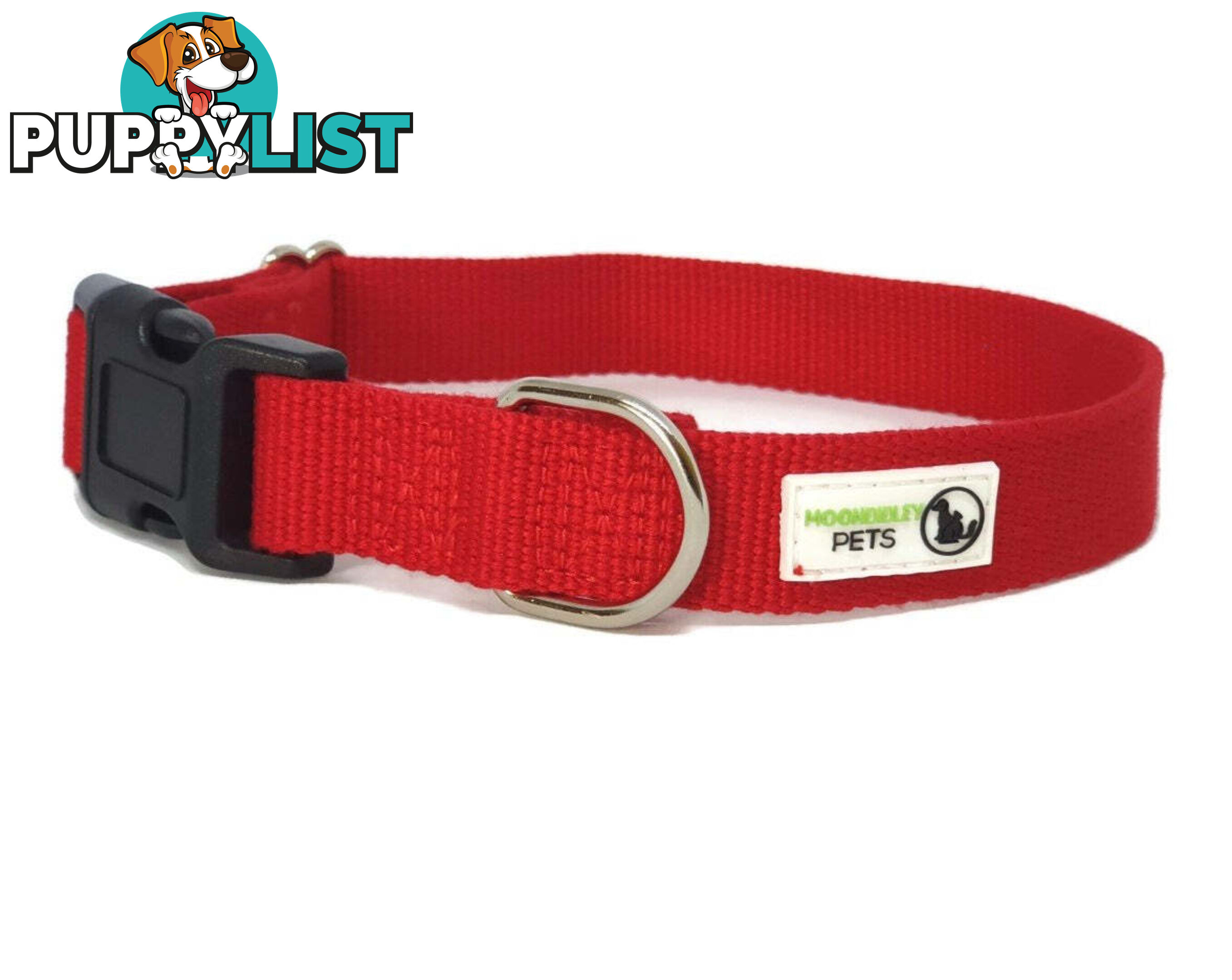 100% Pure Bamboo Fibre Dog Collar Plastic Buckle - Moondidley Pets - MDPCOLBAMMPUR