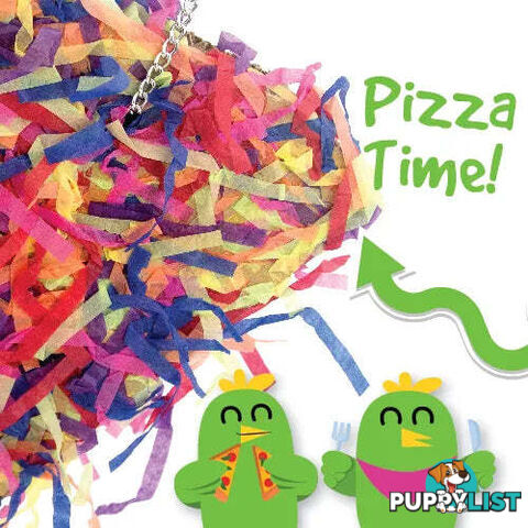 BIRD TOY DESTRUCTIVE - SHREDZ PIZZA - BAINBRIDGE - BB-A8394