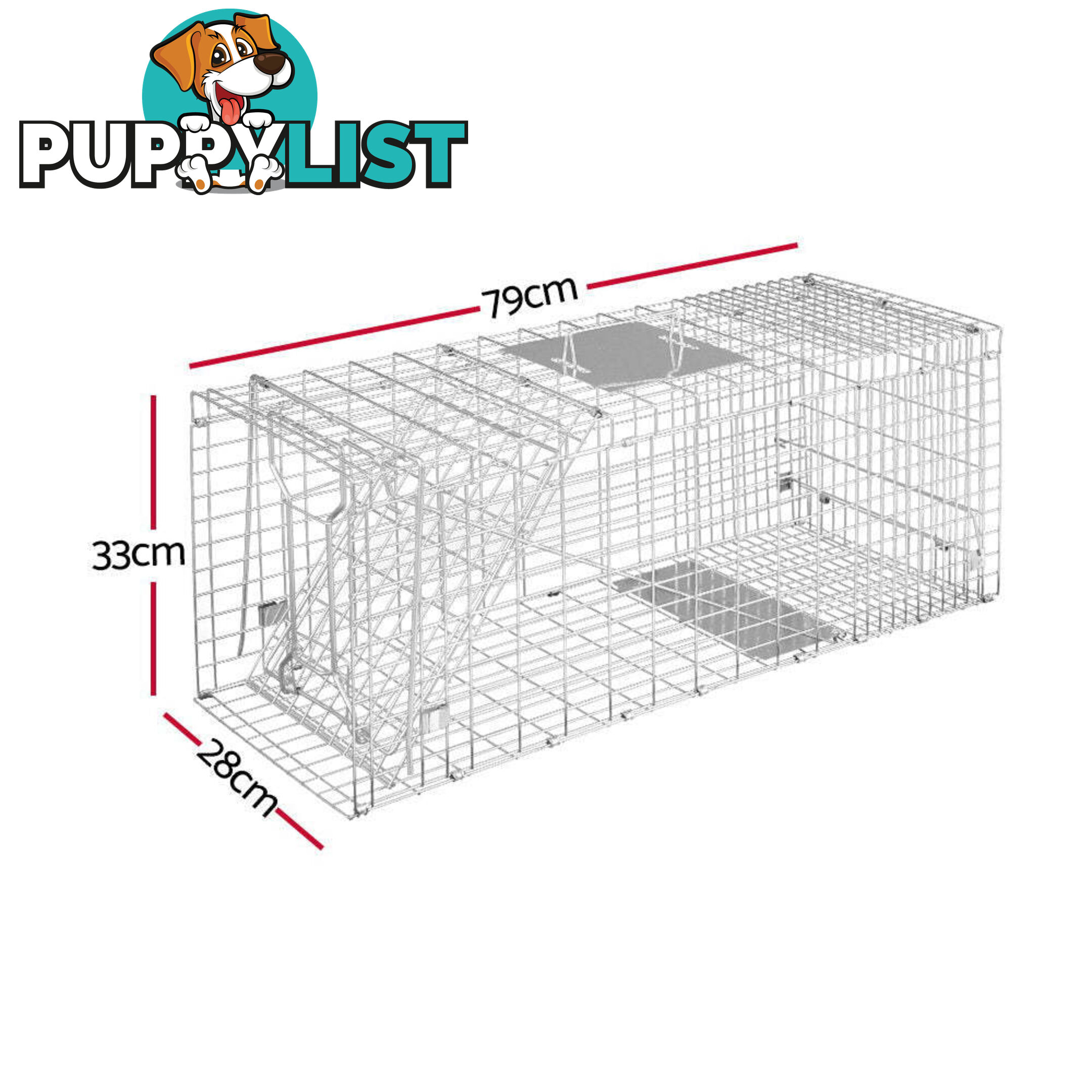 Gardeon Animal Trap Cage Possum 79x28cm - AT-CAGE-7928