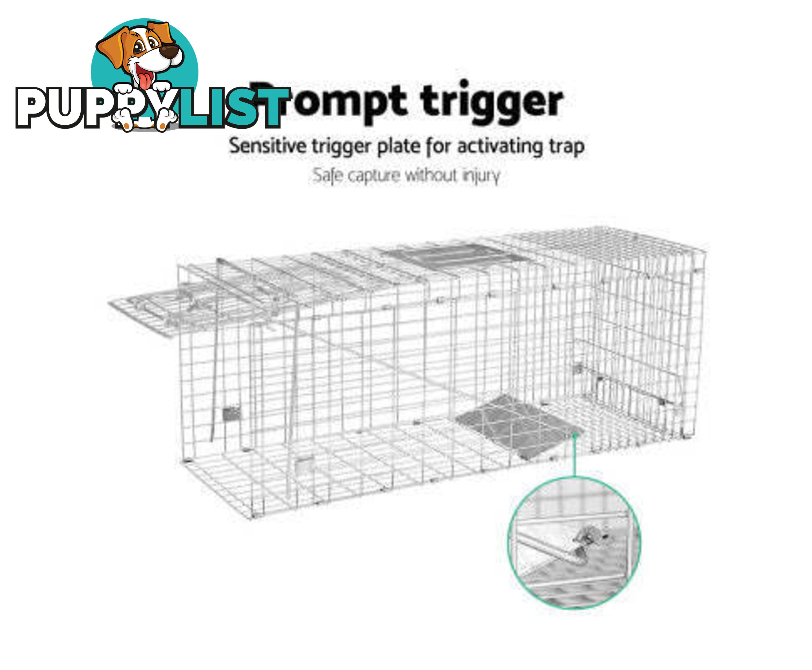 Gardeon Animal Trap Cage Possum 79x28cm - AT-CAGE-7928