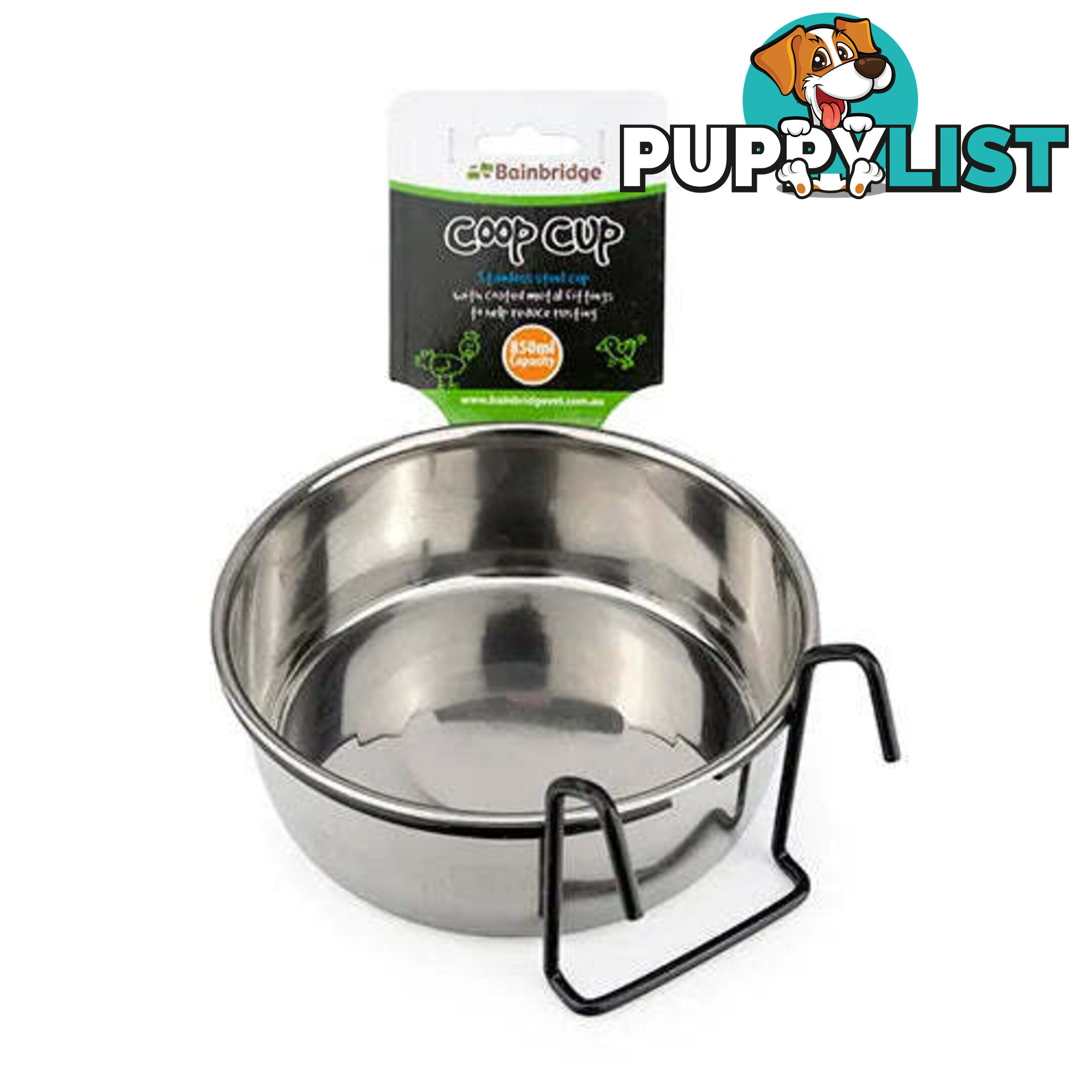 COOP CUP - STAINLESS STEEL WITH HOOK HOLDER - BB-A7083
