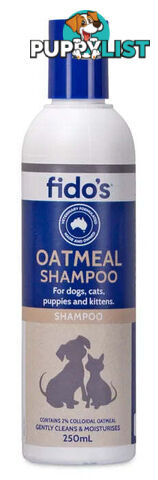 Oatmeal Shampoo Dogs, Cats, Puppies & Kittens 250ml - Fidoâs. - WPSDGF1165