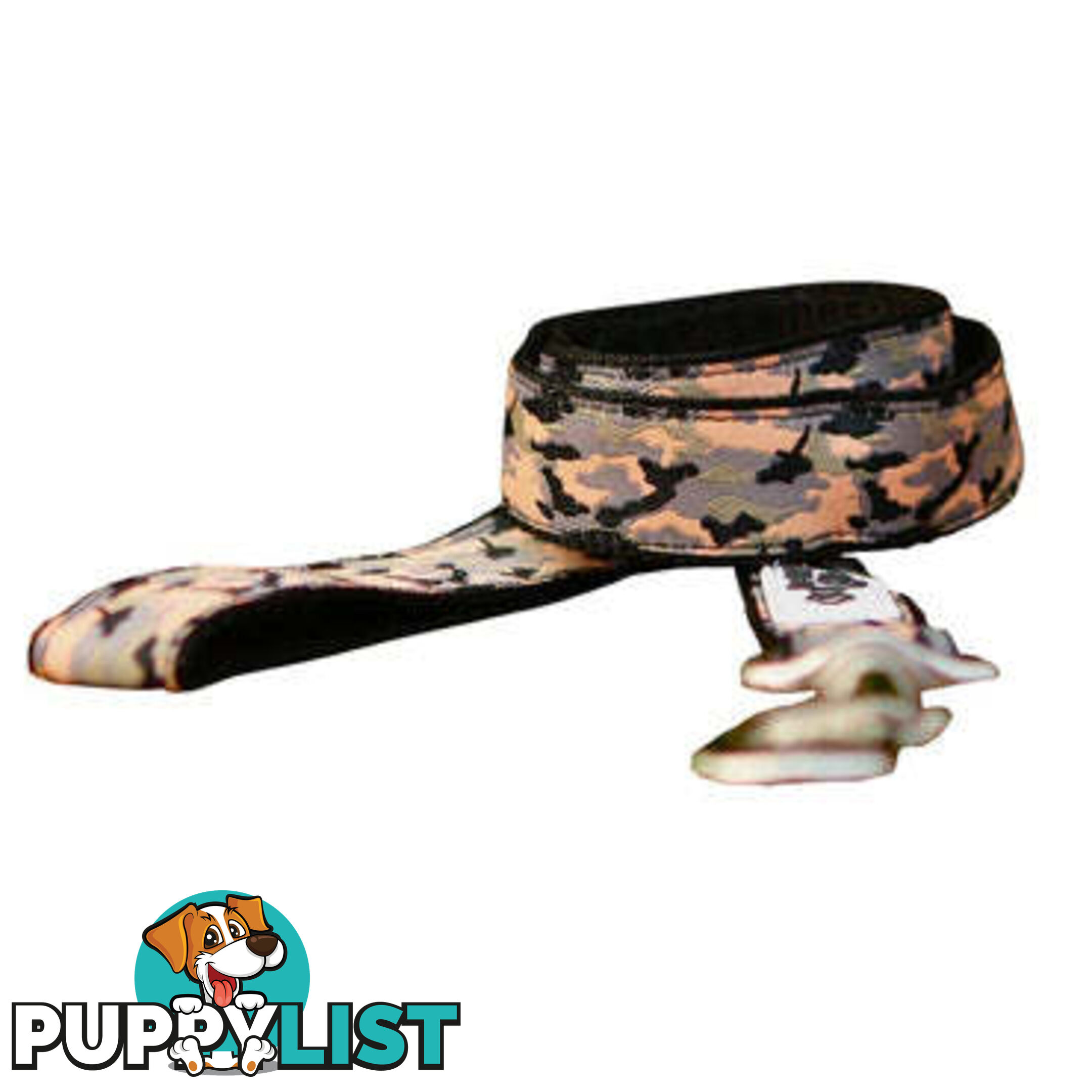 Camouflage Dog Lead / Dog Leash - Hand Made by The Bark Side - TBSLDCAMBLU251.8