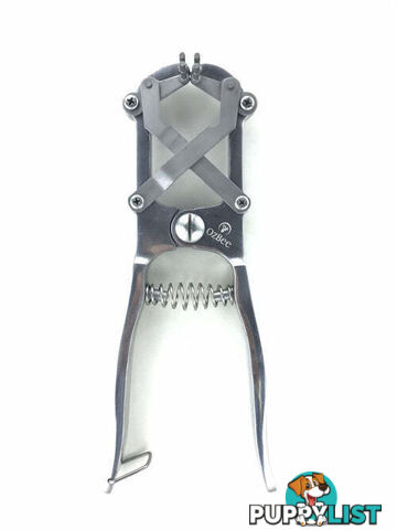 Cattle Lamb Sheep Stainless Steel Elastrator Castrating Plier with 100 Rubber - V122-ELT-2015