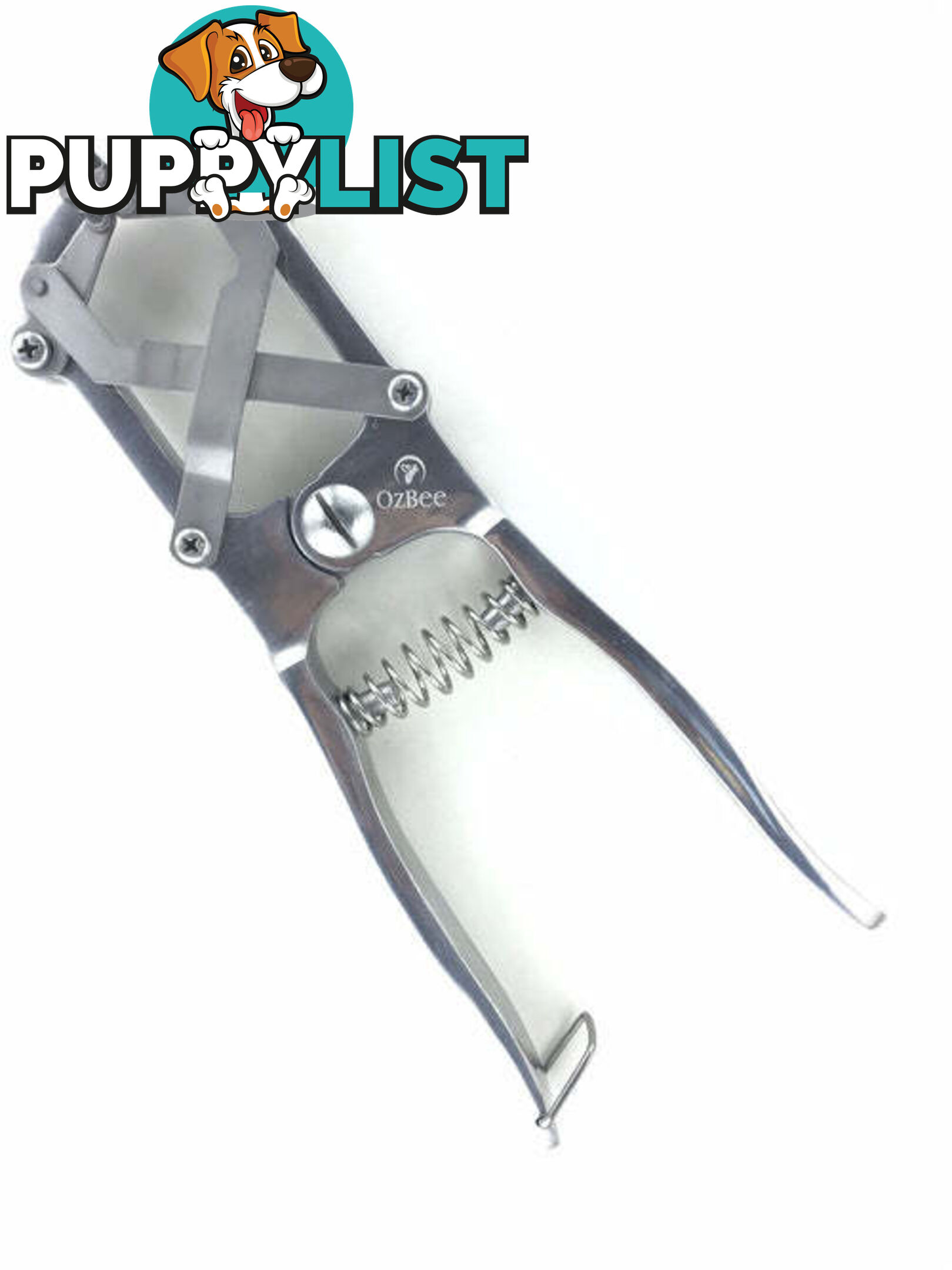 Cattle Lamb Sheep Stainless Steel Elastrator Castrating Plier with 100 Rubber - V122-ELT-2015