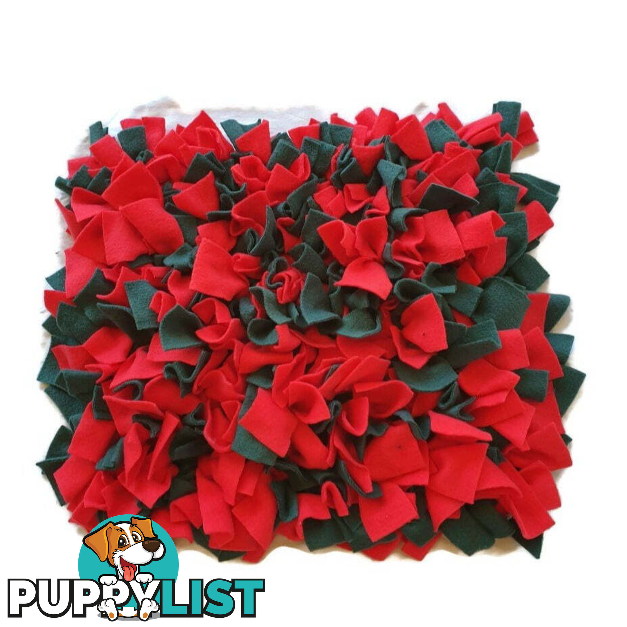 Snuffle Mats - Premium Heavy Duty Rubber Based - Pet Treat Play - Calms Anxiety - Slow Feeder - SNUFFLE-MED-REBL