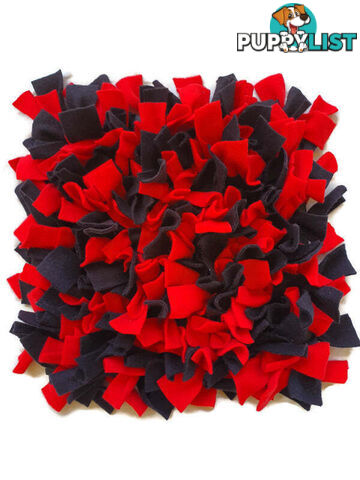 Snuffle Mats - Premium Heavy Duty Rubber Based - Pet Treat Play - Calms Anxiety - Slow Feeder - SNUFFLE-MED-REBL