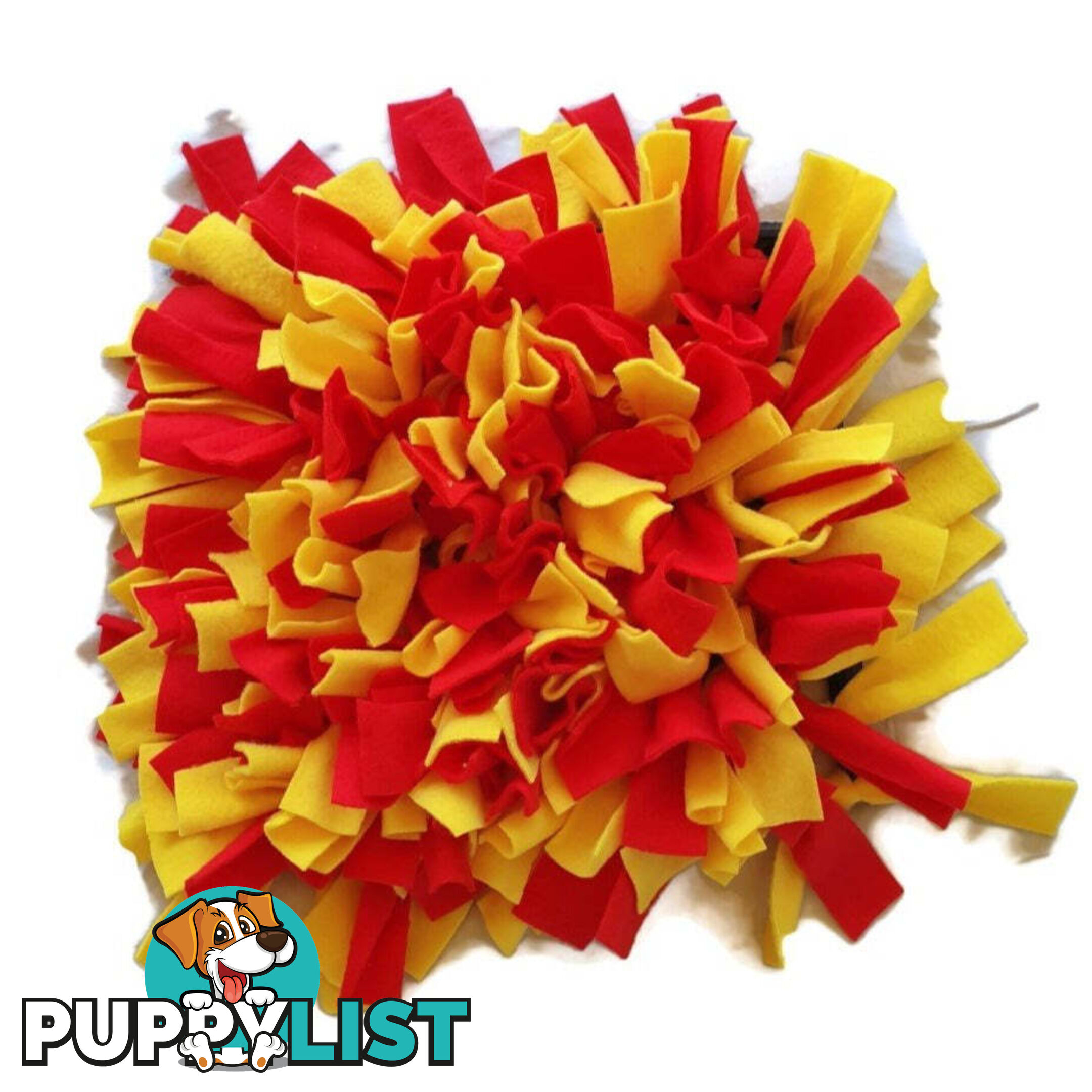 Snuffle Mats - Premium Heavy Duty Rubber Based - Pet Treat Play - Calms Anxiety - Slow Feeder - SNUFFLE-MED-REBL