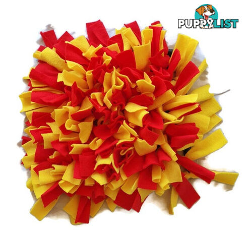 Snuffle Mats - Premium Heavy Duty Rubber Based - Pet Treat Play - Calms Anxiety - Slow Feeder - SNUFFLE-MED-REBL
