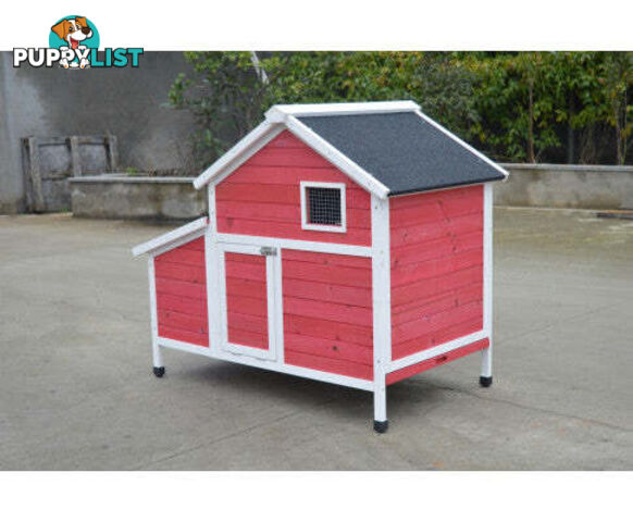 YES4PETS Chicken Coop or Rabbit Hutch - V278-CC337-RED