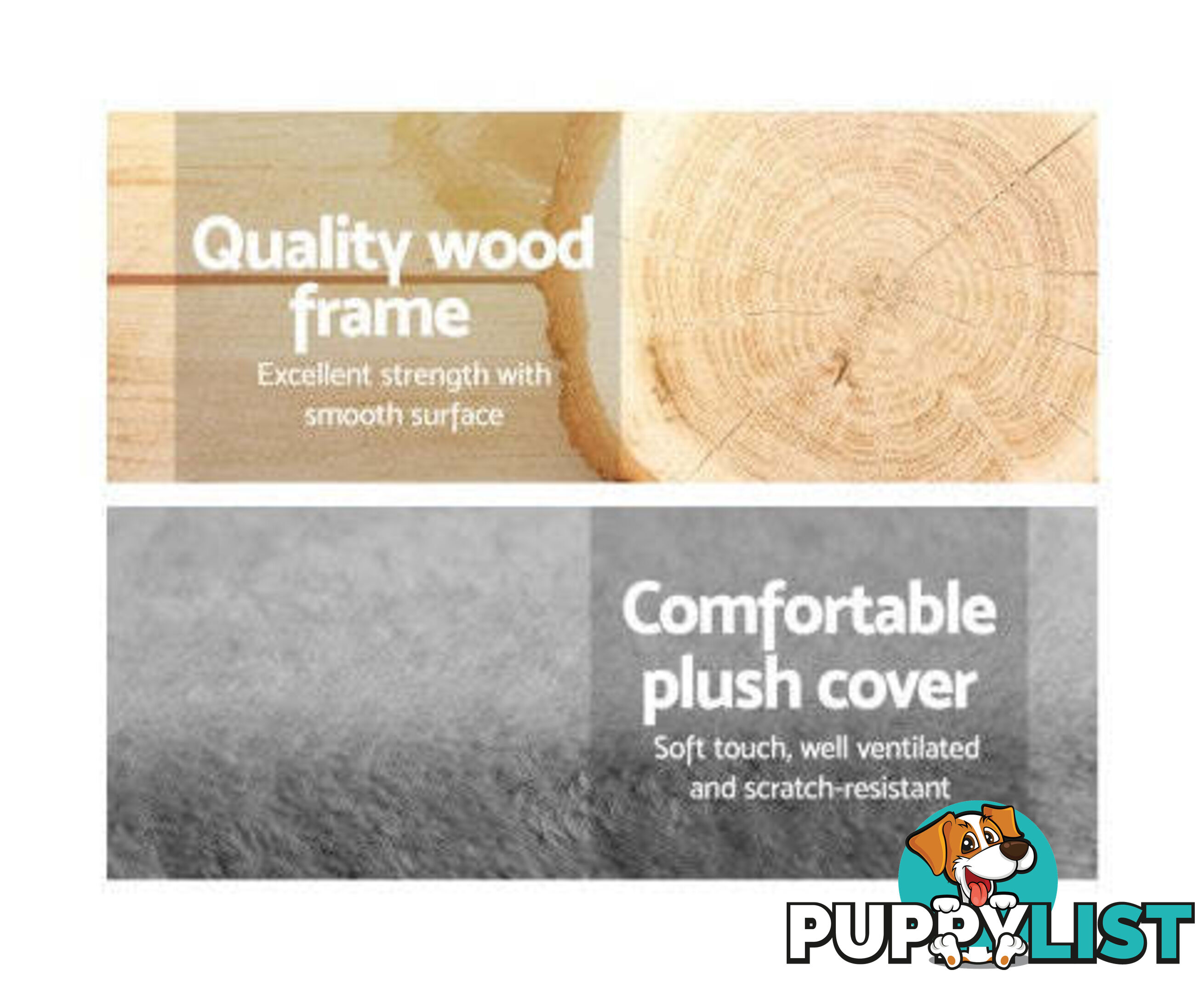 i.Pet Cat Tree 82cm Scratching Post Tower Scratcher Condo Trees Climb House - PET-CAT-CP002-GR