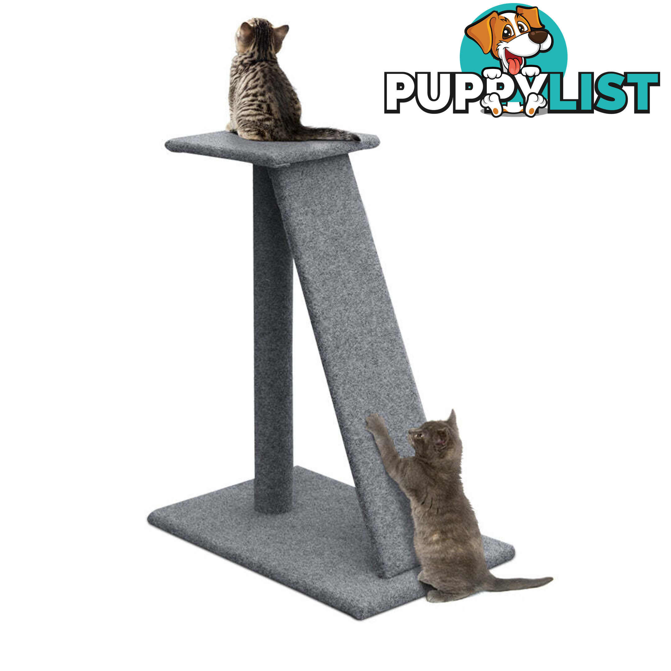 i.Pet Cat Tree 82cm Scratching Post Tower Scratcher Condo Trees Climb House - PET-CAT-CP002-GR