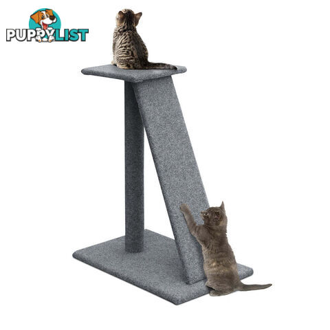 i.Pet Cat Tree 82cm Scratching Post Tower Scratcher Condo Trees Climb House - PET-CAT-CP002-GR