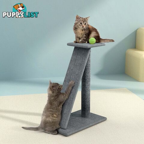 i.Pet Cat Tree 82cm Scratching Post Tower Scratcher Condo Trees Climb House - PET-CAT-CP002-GR