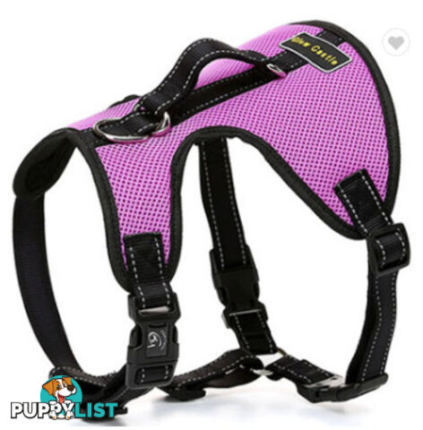 Dog Harness Billi Bob Soft Mesh Reflective Webbing - Moondidley Pets - MDPHARBILXLGRN