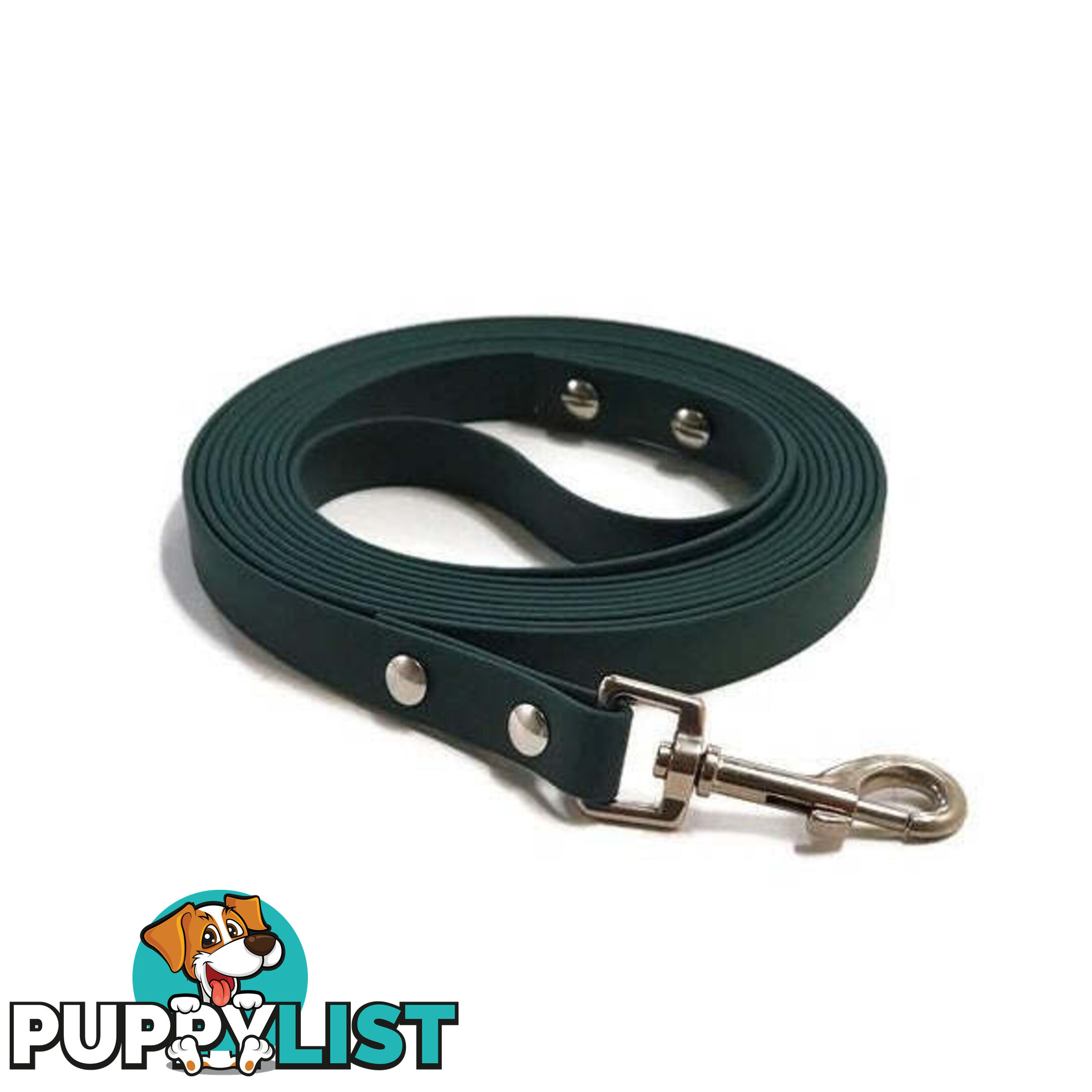 3m - 5m Biothane Dog Lead - BIOLD3LGRN