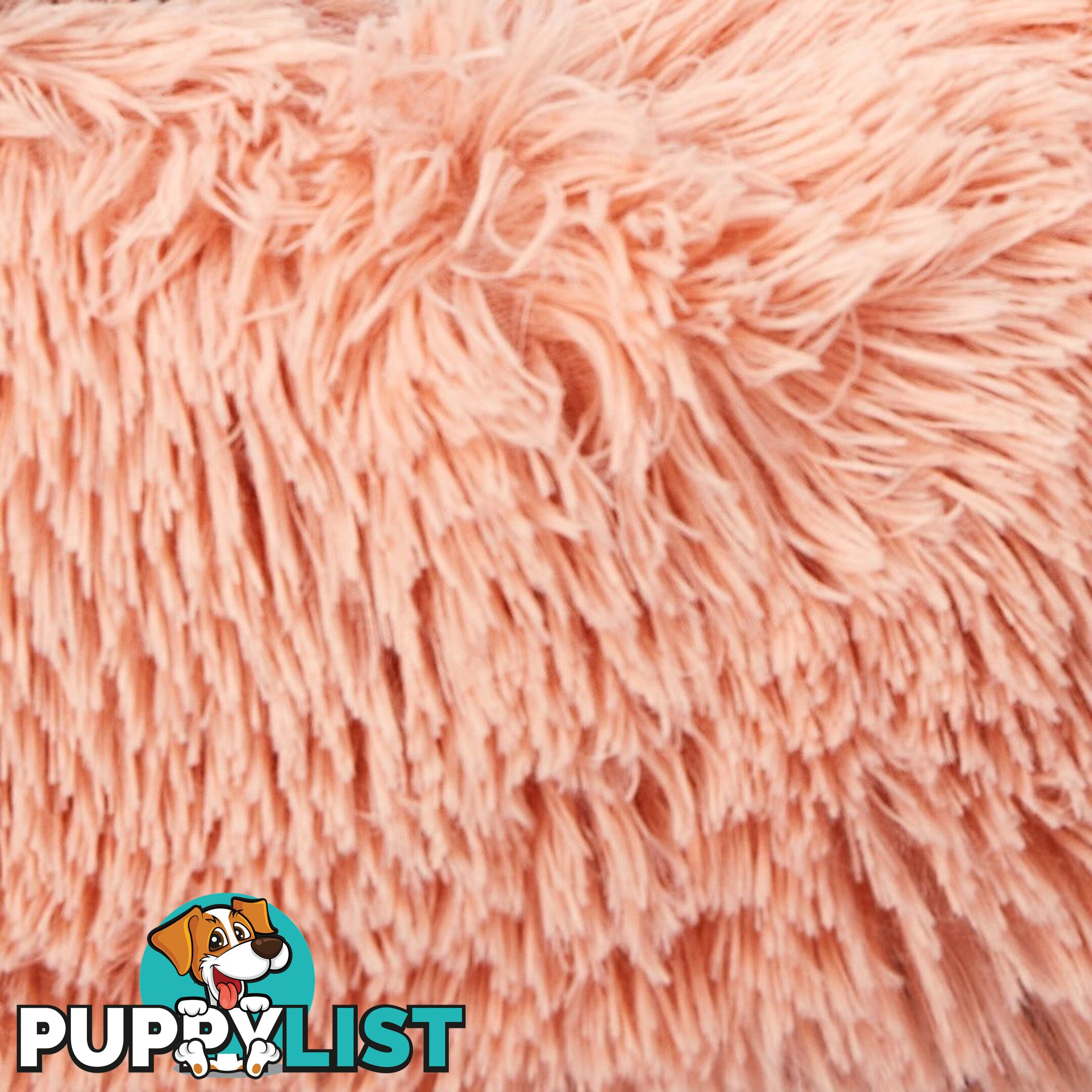 Pet Bed Cat Dog Donut Nest Calming Deep Sleeping Pink - WB-JC1058-XXL-PK