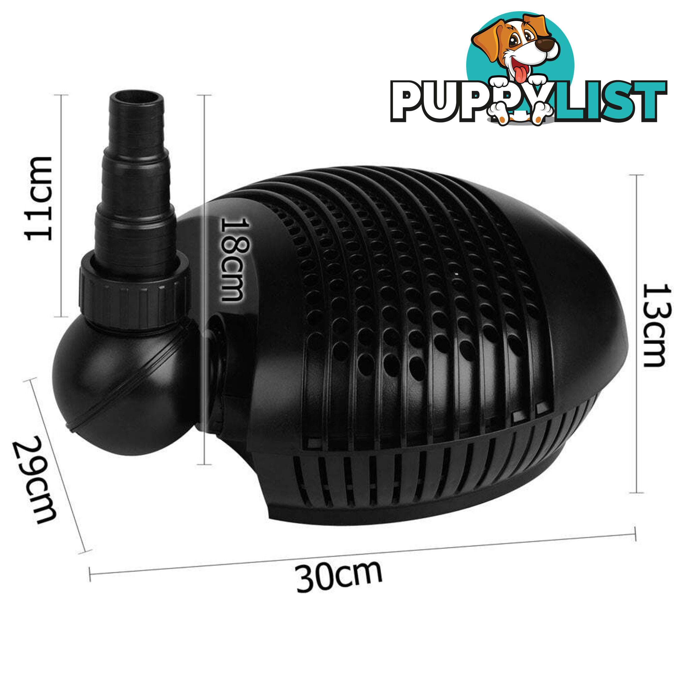 Giantz Aquarium Pump Fish Tank Water Submersible Fountain Pond Marine 10000L/H - AQUA-CFP-10000