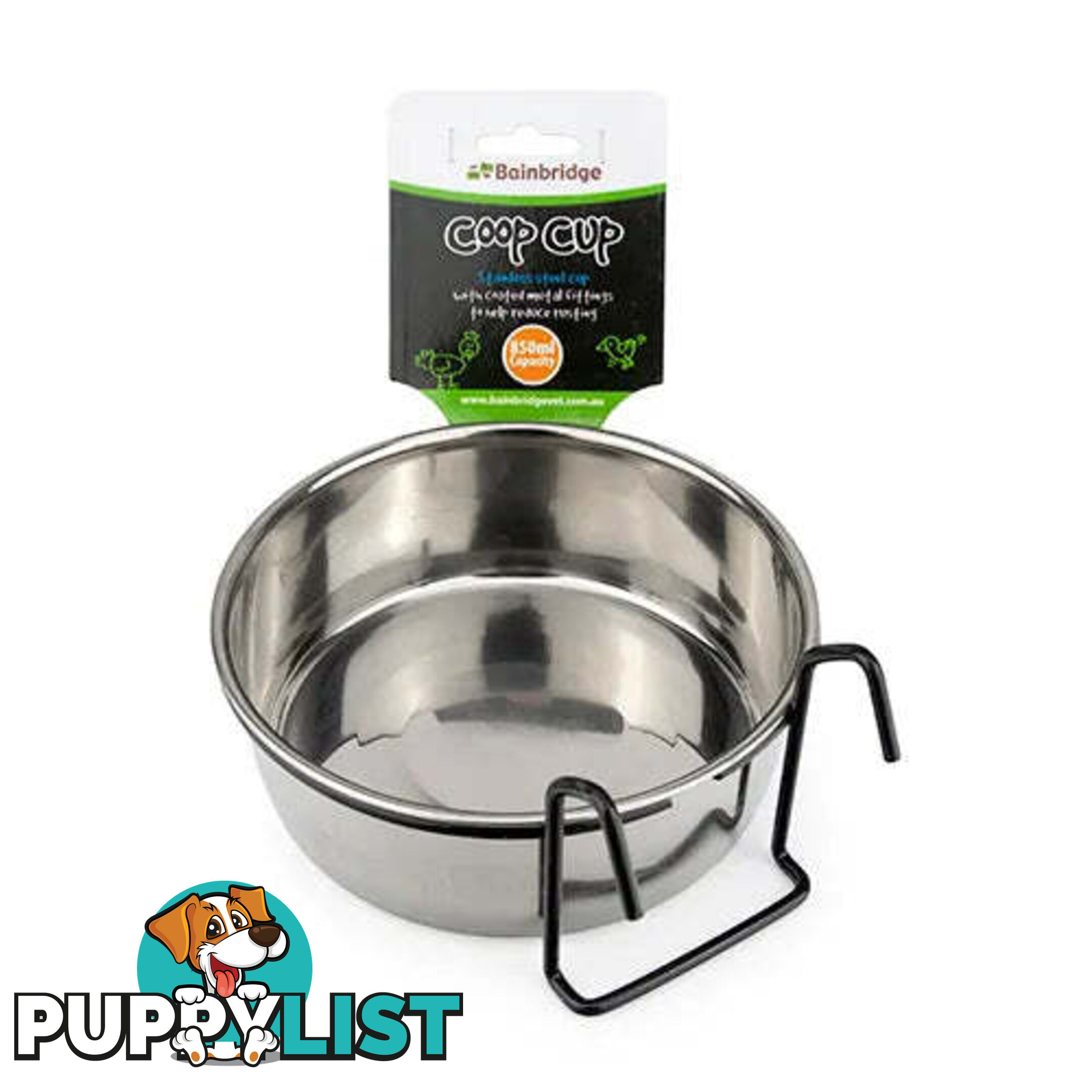 COOP CUP - STAINLESS STEEL WITH HOOK HOLDER - BB-A7090