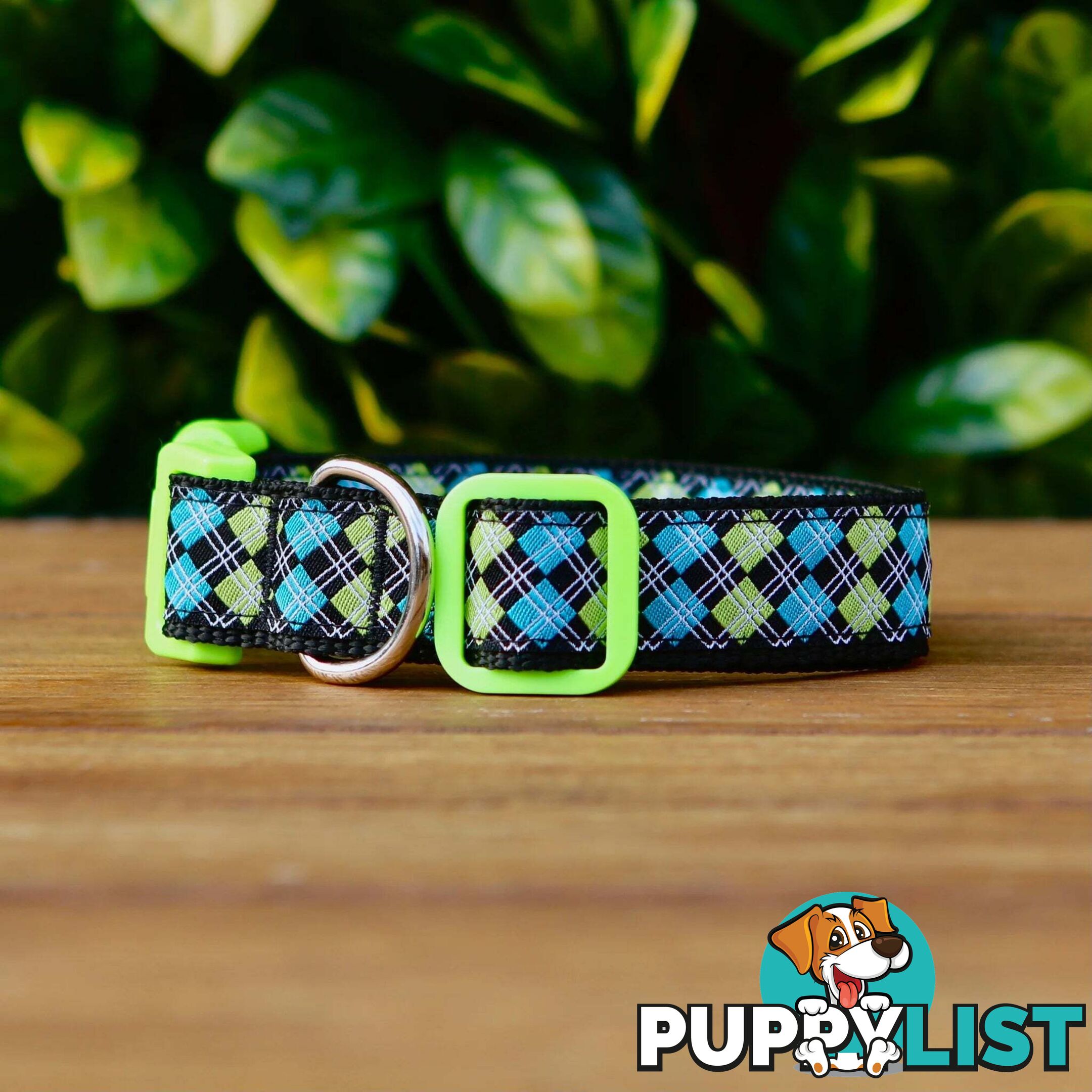 Tartan Dog Collar / XS - L - Hand Made by The Bark Side - TBSTARLGEPNK