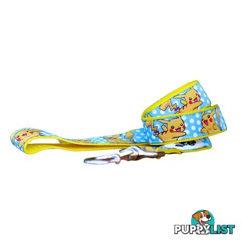 Pikachu Dog Lead / Pokemon / Dog Leash - Hand Made by The Bark Side - TBSLDPIK201.5