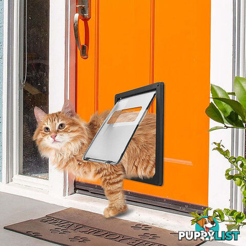Pet Cat Dog Safe Security Flap Locking Door - V63-822821