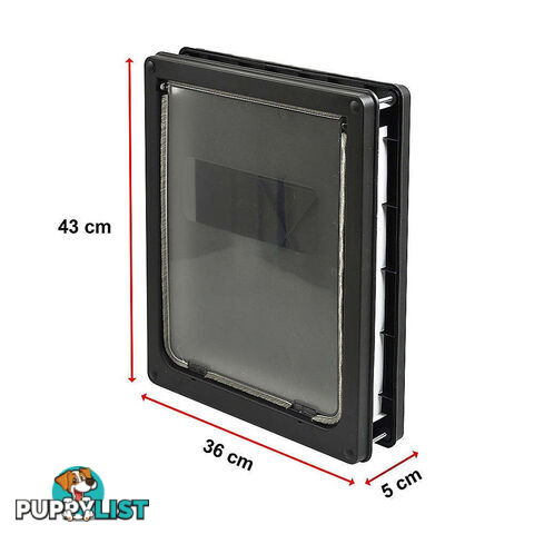 Pet Cat Dog Safe Security Flap Locking Door - V63-822821
