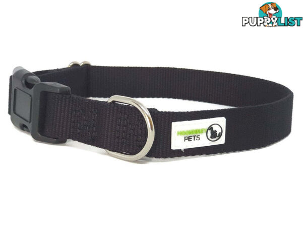 100% Pure Bamboo Fibre Dog Collar Plastic Buckle - Moondidley Pets - MDPCOLBAMLGRN