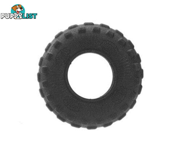 YES4PETS 2 x Dog/Puppy Terrain Rubber Tyre Toy - Dental Hygiene Chew Toy - V278-79768