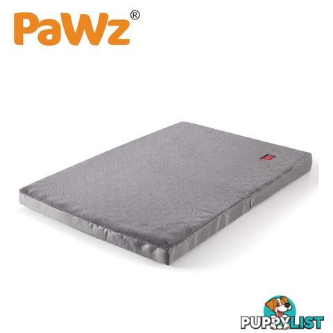 Pet Bed Foldable Dog Puppy Beds Cushion Pad Pads Soft Plush Black PaWz - WB-JC1045-M-BK