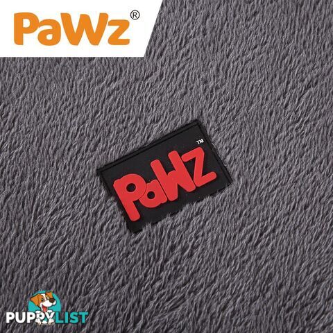 Pet Bed Foldable Dog Puppy Beds Cushion Pad Pads Soft Plush Black PaWz - WB-JC1045-M-BK